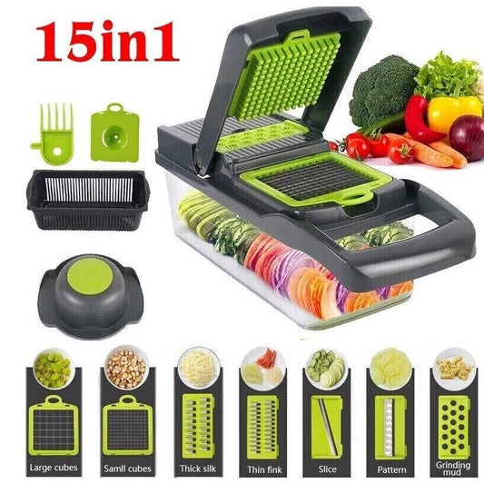 15 In 1 Vegetable Chopper & Slicer