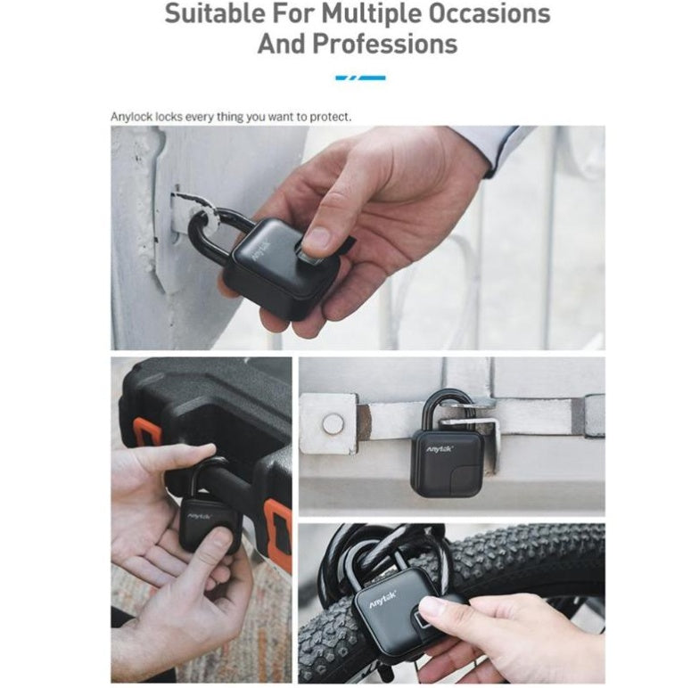 Smart Waterproof Fingerprint Padlock