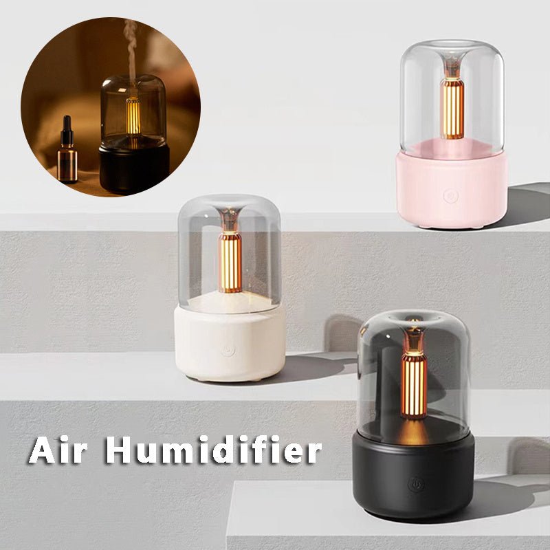 Portable Candlelight Atmosphere Light Humidifier