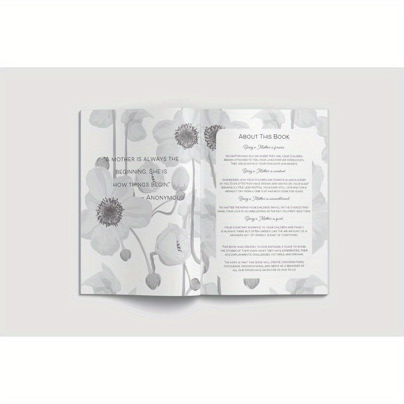 Mom, I Want to Hear Your Story: A Mother’s Guided Journal To Share Her Life & Her Love (Hear Your Story Books)