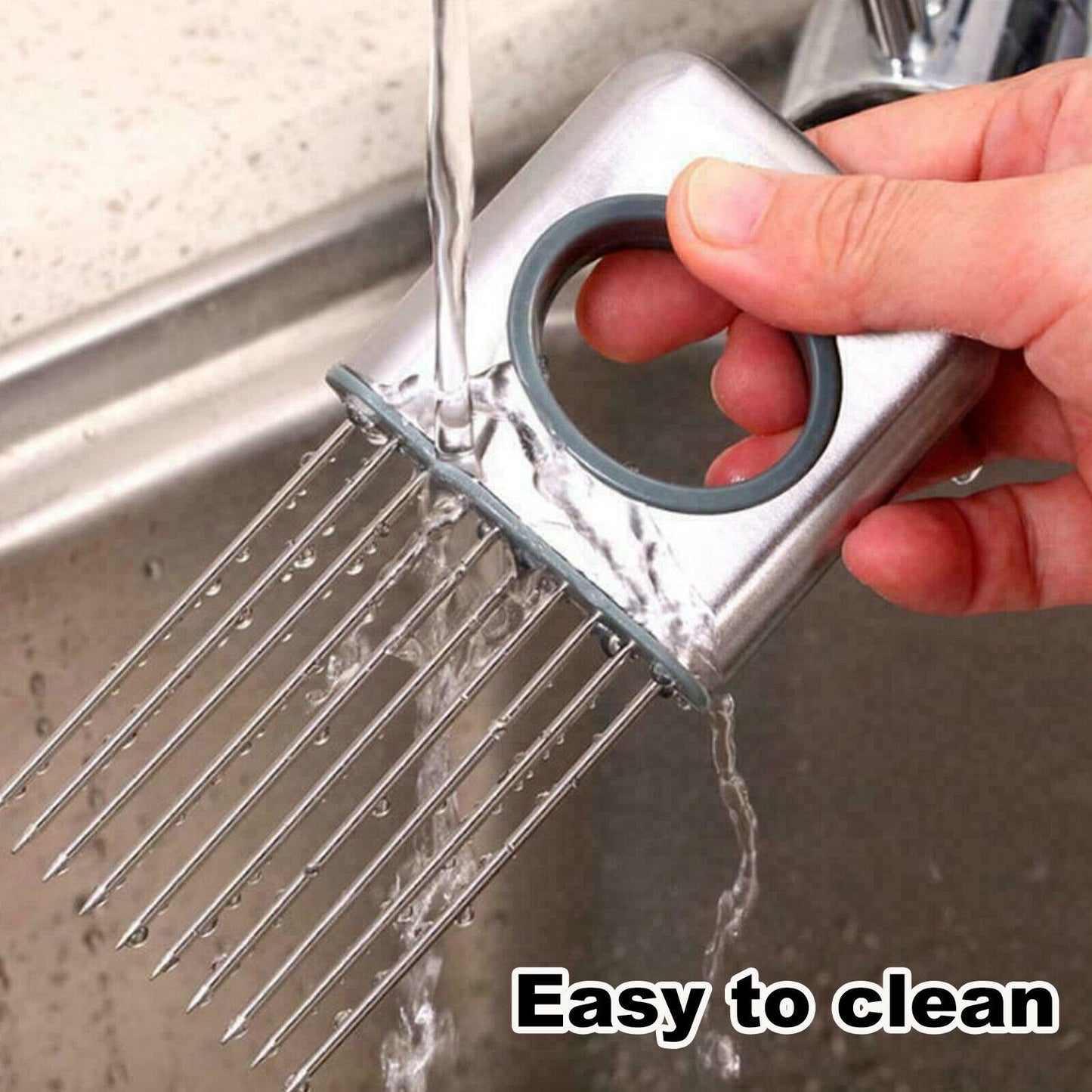 Stainless Steel Onion Holder Slicer