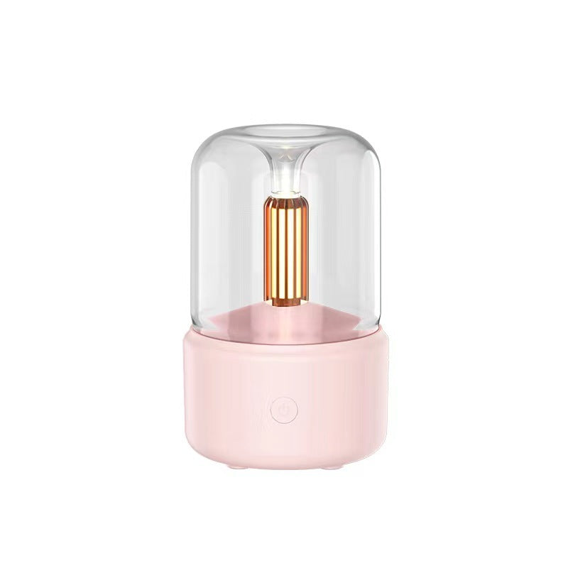 Portable Candlelight Atmosphere Light Humidifier