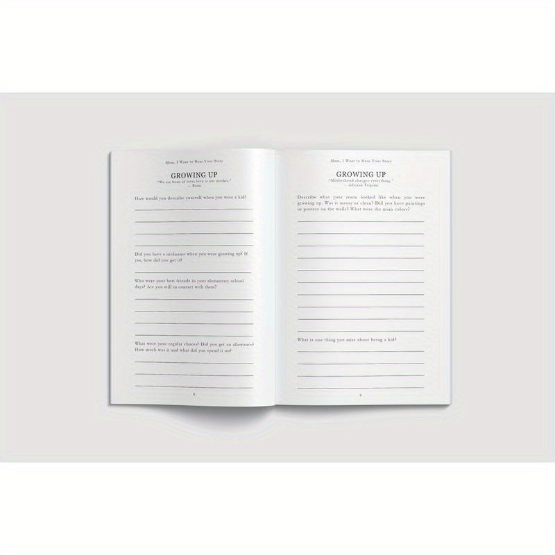 Mom, I Want to Hear Your Story: A Mother’s Guided Journal To Share Her Life & Her Love (Hear Your Story Books)