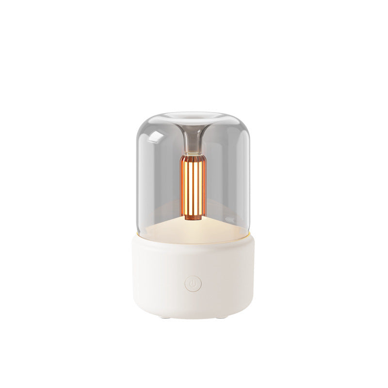 Portable Candlelight Atmosphere Light Humidifier