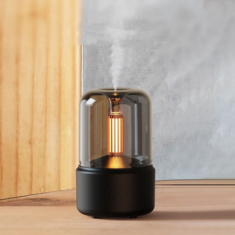 Portable Candlelight Atmosphere Light Humidifier