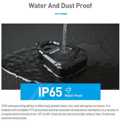 Smart Waterproof Fingerprint Padlock
