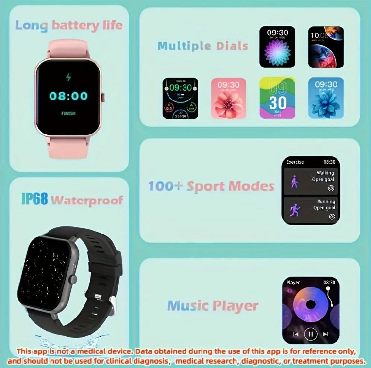 Smart Sleep Monitoring Watch Sports Bracelet