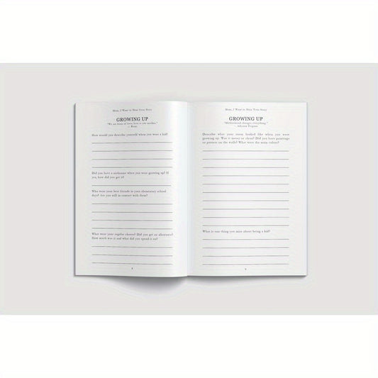 Mom, I Want to Hear Your Story: A Mother’s Guided Journal To Share Her Life & Her Love (Hear Your Story Books)